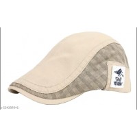 Men's Cotton Beret Golf Ascot Cap (A-26_Free Size_Pack of 1)