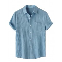 AGDO Men's Solid Shirt 