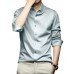 Men's  Full Sleeve Poly Satin Silk Shirt