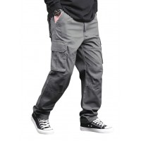  Reguler Fit Cotton Cargo Pants for Men