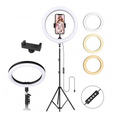 Tygot Professional (14 Inch) Led Ring Light with 7 Feet Tripod Stand for Mobile Phones & Camera